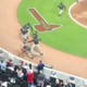 Illustration for article titled Idiot On The Field Runs Himself Into A Corner, Gets Leveled